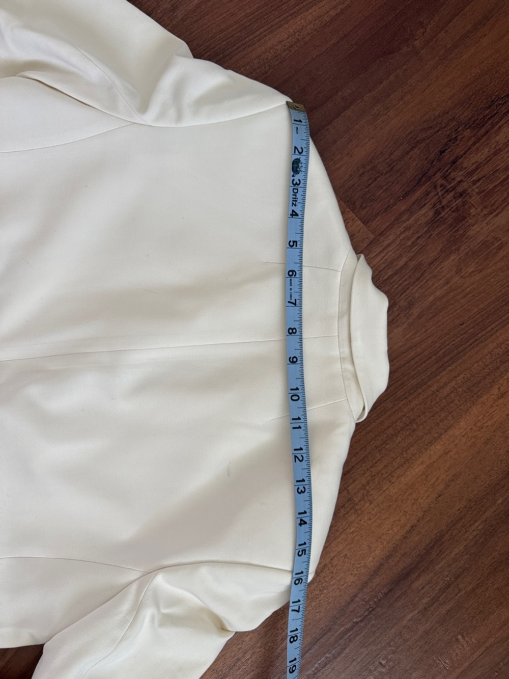 J. Crew Double-Breasted Cream Blazer (Matching pants also listed) - Picture 4 of 8